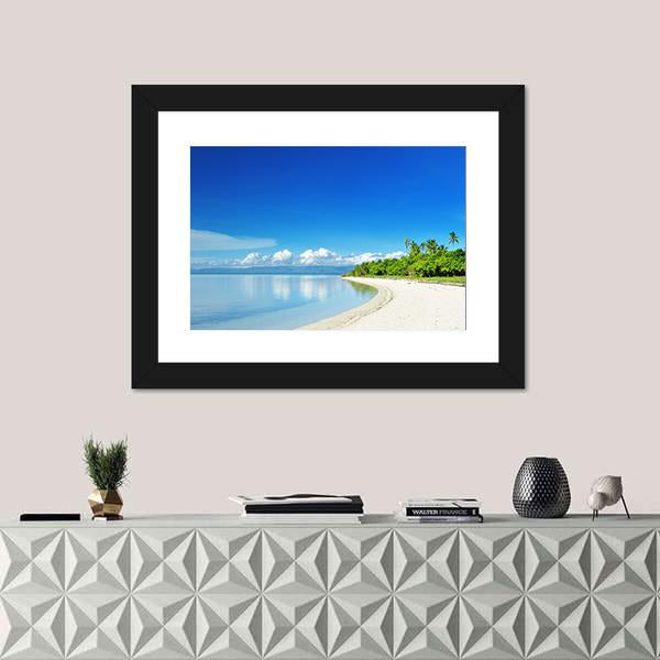 Uninhabited Island At Philippines Canvas Wall Art-3 Horizontal-Gallery Wrap-25" x 16"-Tiaracle