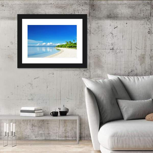 Uninhabited Island At Philippines Canvas Wall Art-3 Horizontal-Gallery Wrap-25" x 16"-Tiaracle
