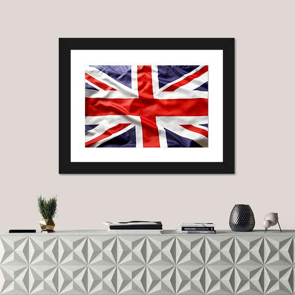 Union Jack Flag Canvas Wall Art-3 Horizontal-Gallery Wrap-25" x 16"-Tiaracle