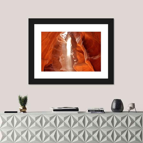 Upper Antelope Canyon Canvas Wall Art-1 Piece-Framed Print-20" x 16"-Tiaracle