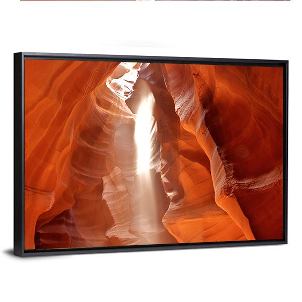 Upper Antelope Canyon Canvas Wall Art-3 Horizontal-Gallery Wrap-25" x 16"-Tiaracle