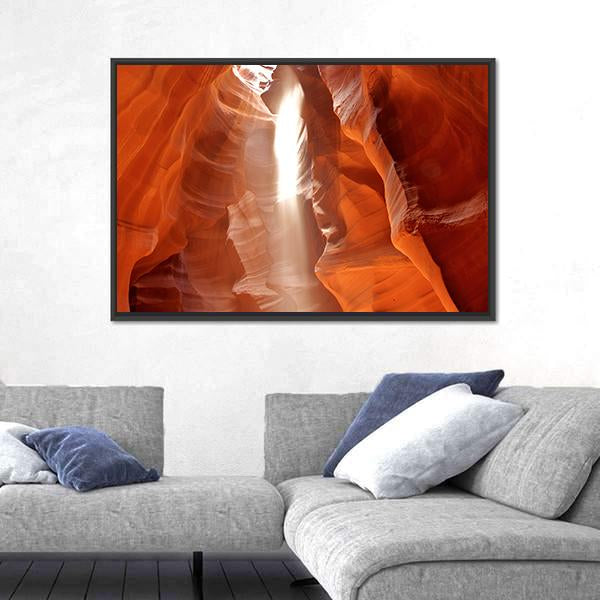 Upper Antelope Canyon Canvas Wall Art-3 Horizontal-Gallery Wrap-25" x 16"-Tiaracle