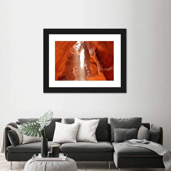 Upper Antelope Canyon Canvas Wall Art-3 Horizontal-Gallery Wrap-25" x 16"-Tiaracle