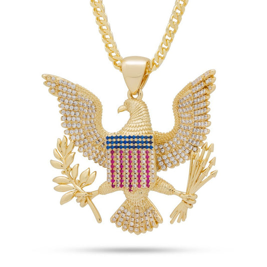 US Eagle Seal Necklace