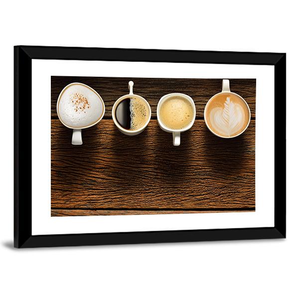 Variety Of Coffee Canvas Wall Art-3 Horizontal-Gallery Wrap-25" x 16"-Tiaracle