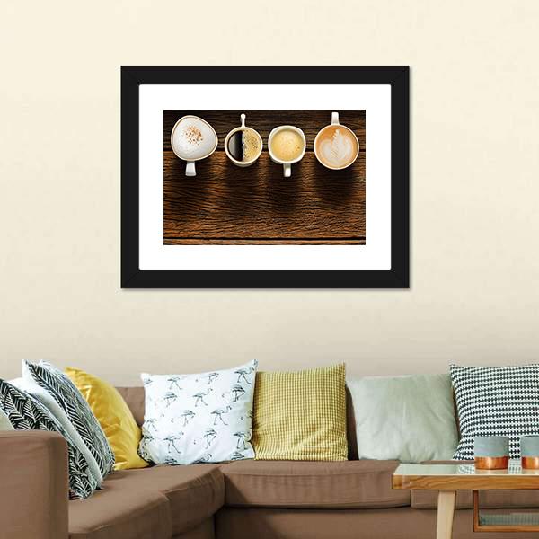 Variety Of Coffee Canvas Wall Art-3 Horizontal-Gallery Wrap-25" x 16"-Tiaracle