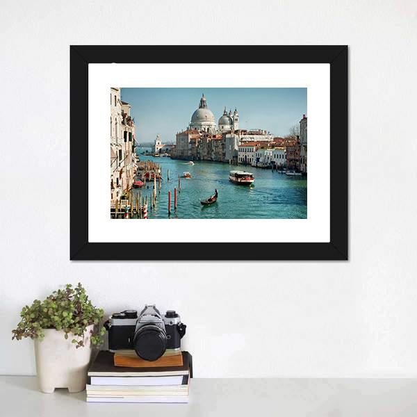 Venice In Daylight Canvas Wall Art-3 Horizontal-Gallery Wrap-25" x 16"-Tiaracle