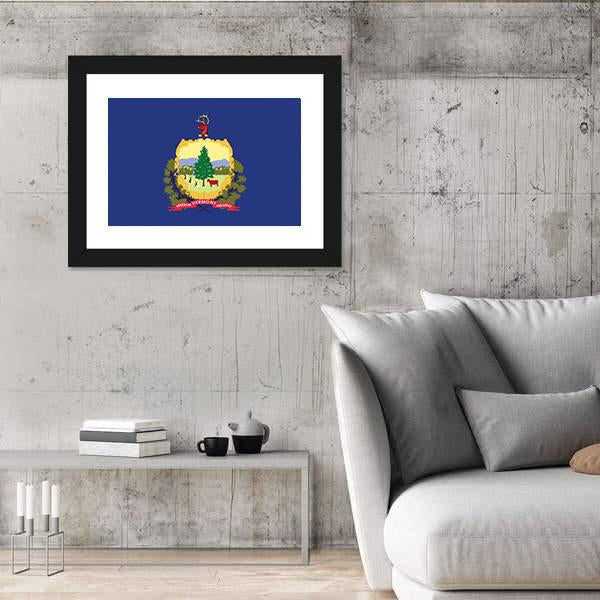 Vermont State Flag Canvas Wall Art-3 Horizontal-Gallery Wrap-25" x 16"-Tiaracle