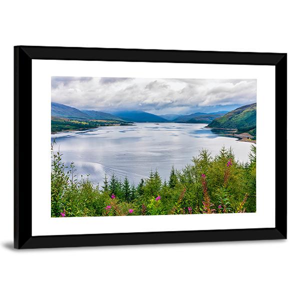 View Of Loch Carron Canvas Wall Art-3 Horizontal-Gallery Wrap-25" x 16"-Tiaracle