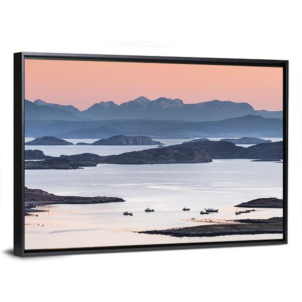 View Over Summer Isles Canvas Wall Art-3 Horizontal-Gallery Wrap-25" x 16"-Tiaracle