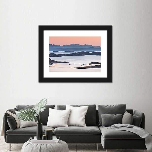 View Over Summer Isles Canvas Wall Art-3 Horizontal-Gallery Wrap-25" x 16"-Tiaracle
