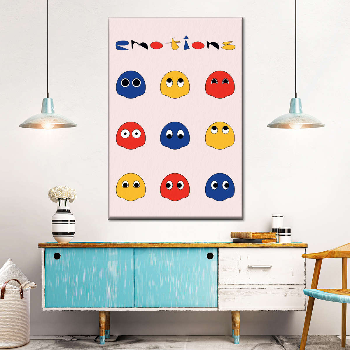 پیک مین بھوت وال آرٹ