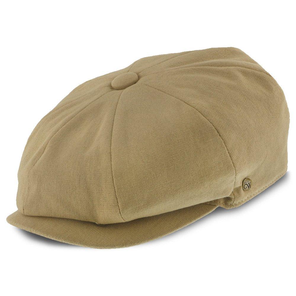 Beckham - Walrus Hats Hellbraune 8-Panel-Ballonmütze aus Baumwolle