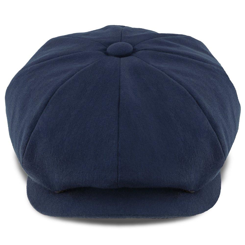 Beckham - Walrus Hats Hellbraune 8-Panel-Ballonmütze aus Baumwolle