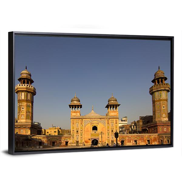 Wazir Khan Mosque In The Old City Center Of Lahore Pakistan Canvas Wall Art-3 Horizontal-Gallery Wrap-25" x 16"-Tiaracle