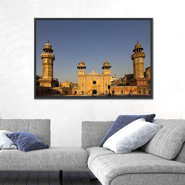 Wazir Khan Mosque In The Old City Center Of Lahore Pakistan Canvas Wall Art-3 Horizontal-Gallery Wrap-25" x 16"-Tiaracle