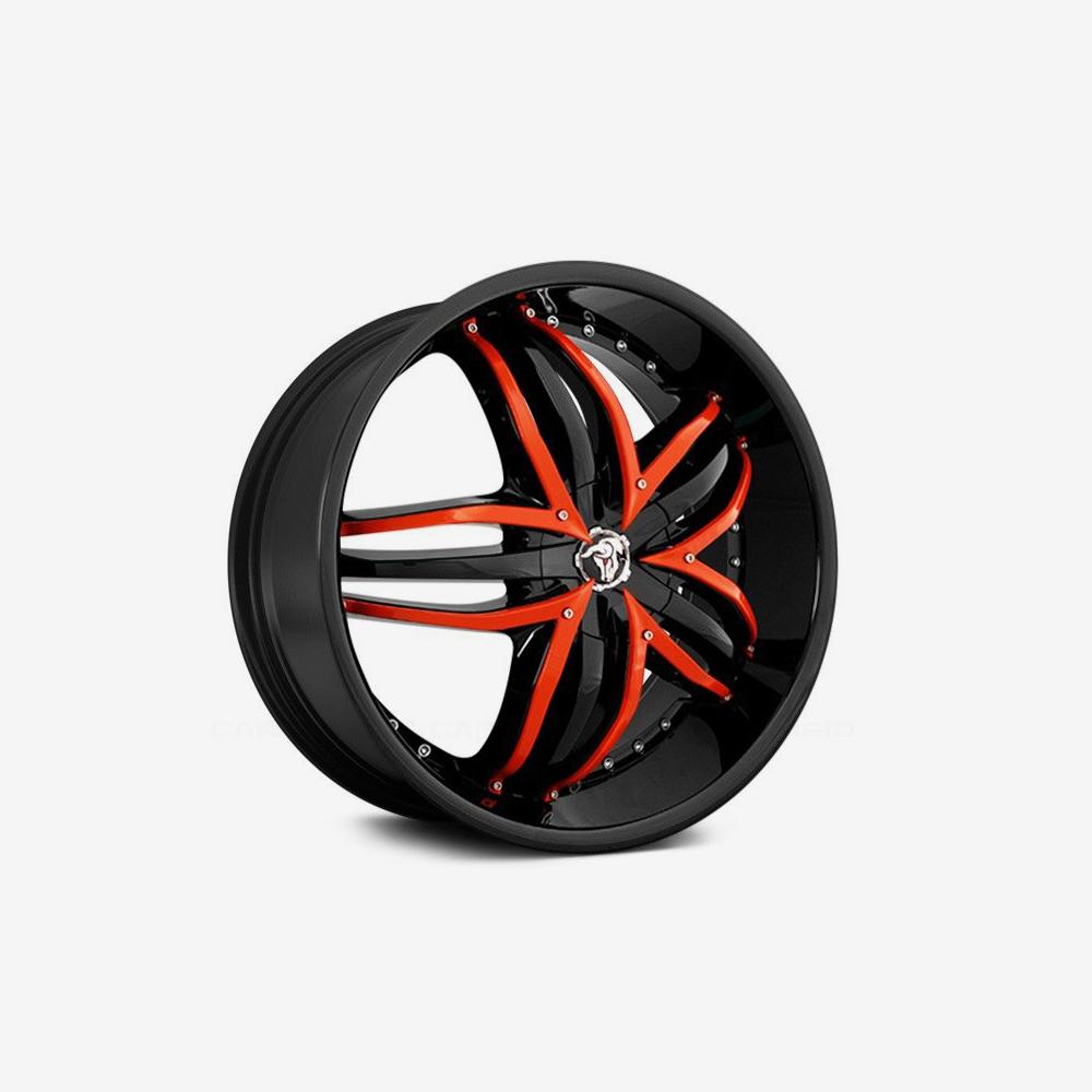 Blaues Rad mit Einsätzen 