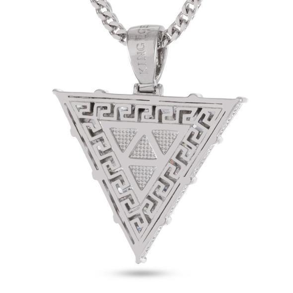 White Trinus Necklace