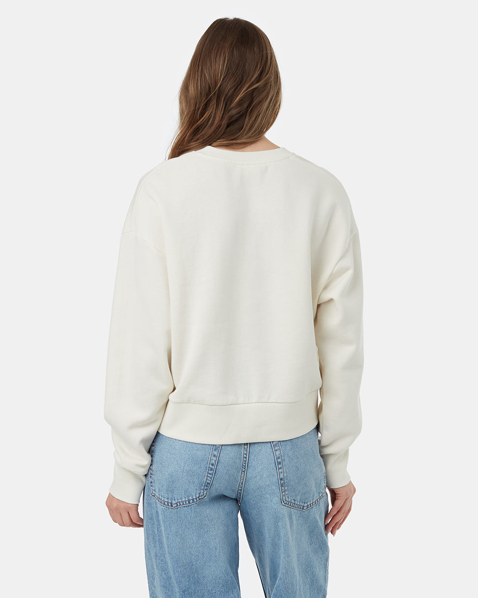 TreeFleece Notch Neck Crew