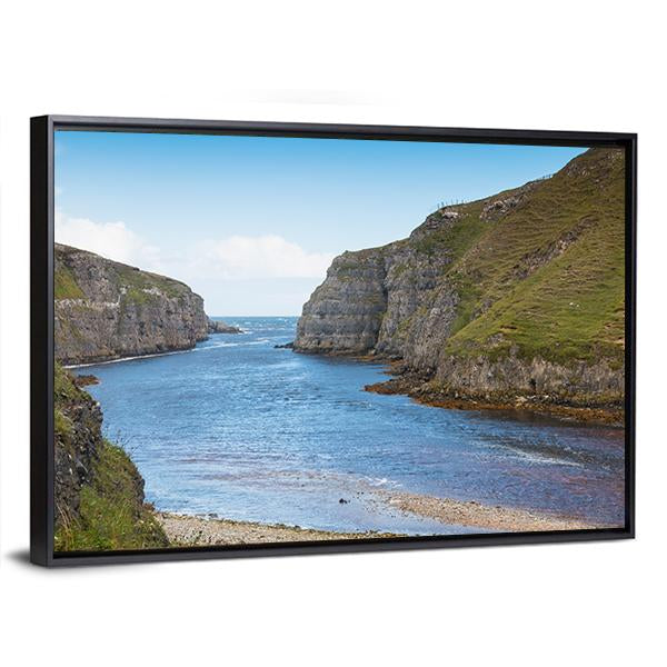 Wide River Mouth Canvas Wall Art-3 Horizontal-Gallery Wrap-25" x 16"-Tiaracle