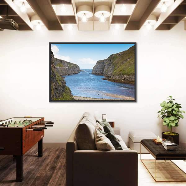 Wide River Mouth Canvas Wall Art-3 Horizontal-Gallery Wrap-25" x 16"-Tiaracle