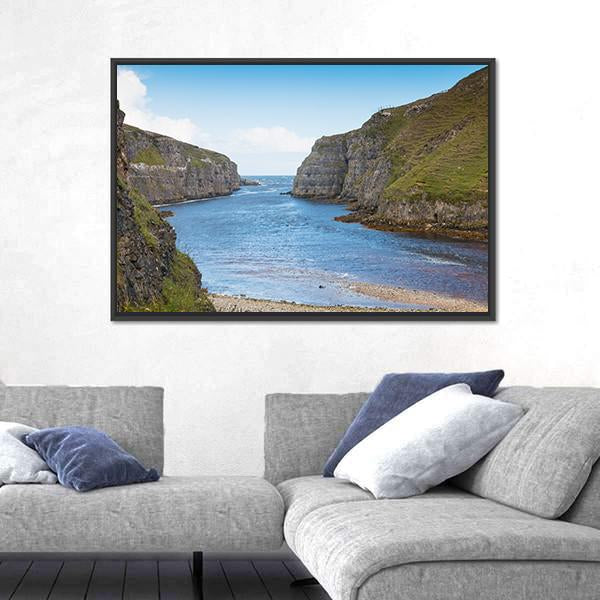 Wide River Mouth Canvas Wall Art-3 Horizontal-Gallery Wrap-25" x 16"-Tiaracle
