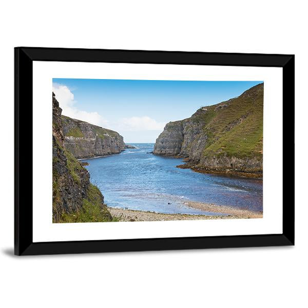 Wide River Mouth Canvas Wall Art-3 Horizontal-Gallery Wrap-25" x 16"-Tiaracle