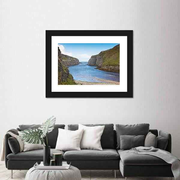 Wide River Mouth Canvas Wall Art-3 Horizontal-Gallery Wrap-25" x 16"-Tiaracle
