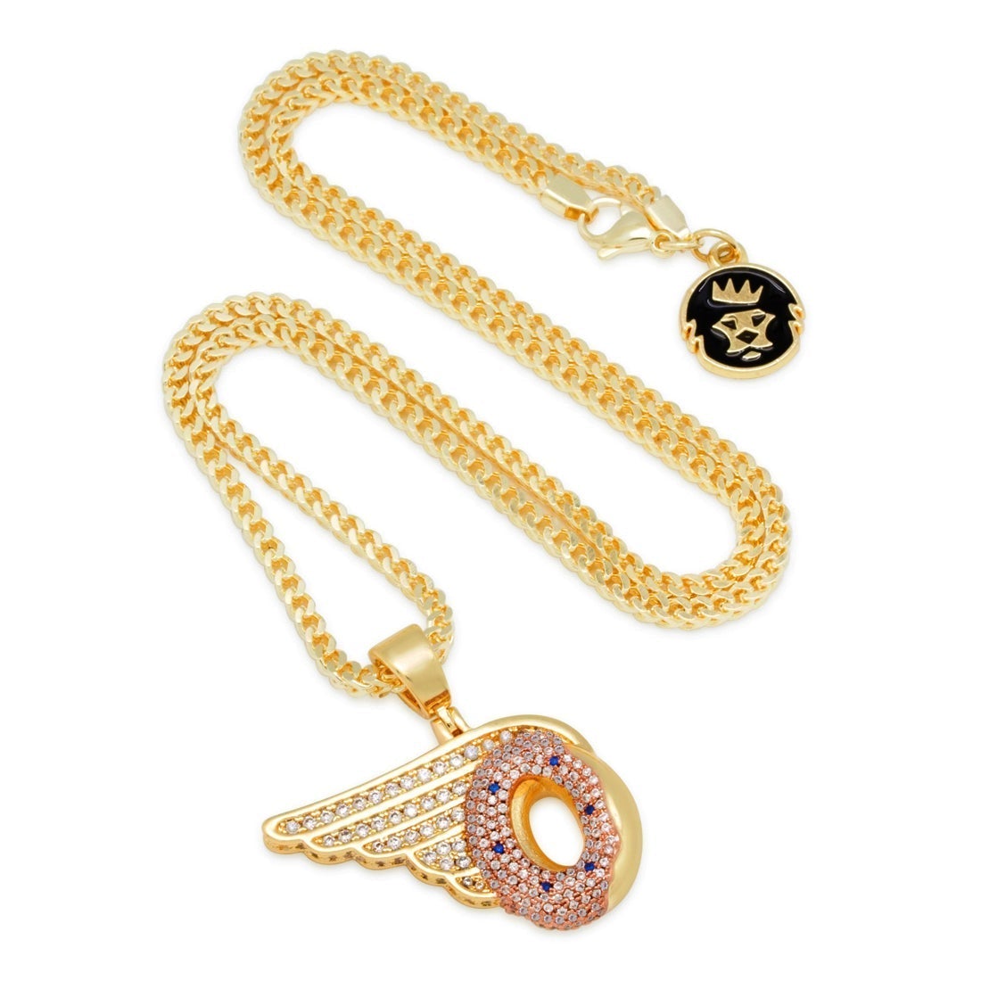 Winged Donut Necklace