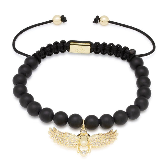Winged Scarab Bracelet