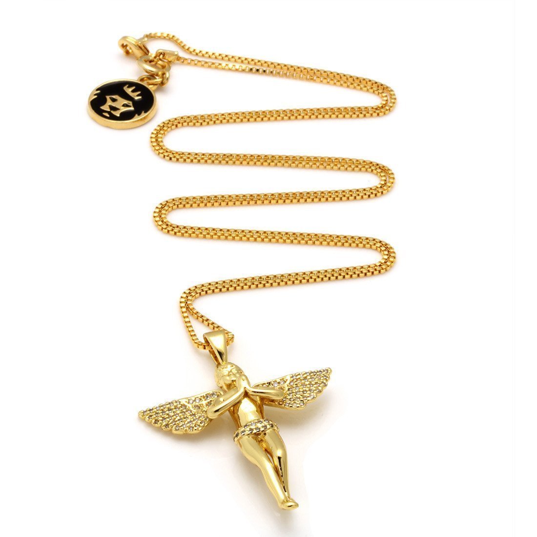Wings Spread Angel Necklace