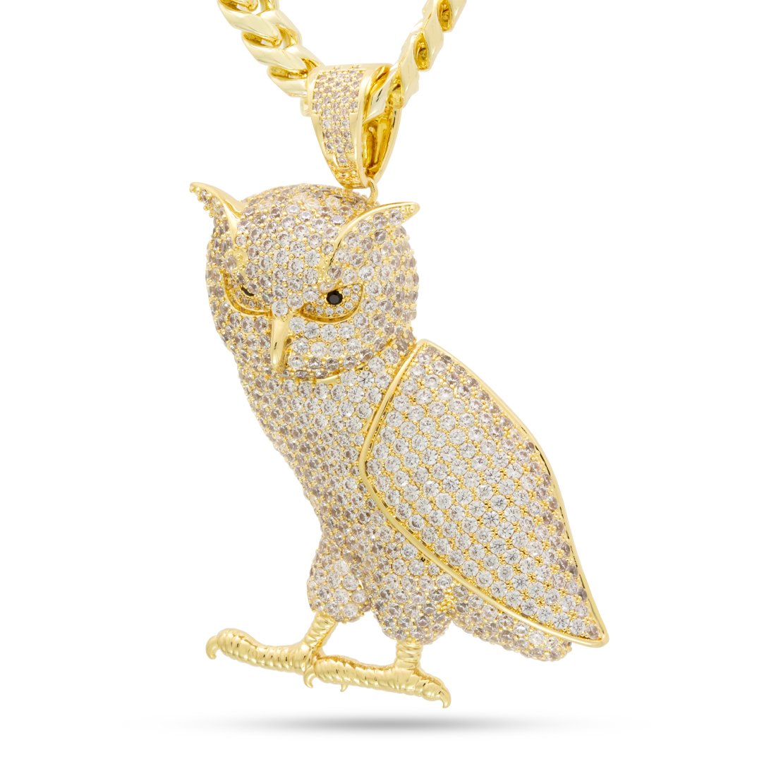 Weise Eule Halskette