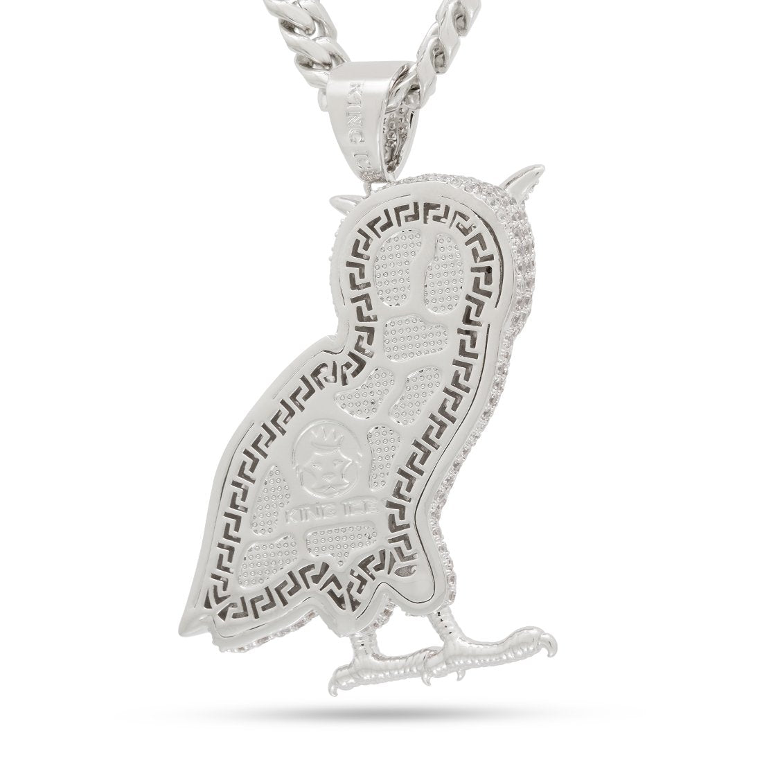 Weise Eule Halskette