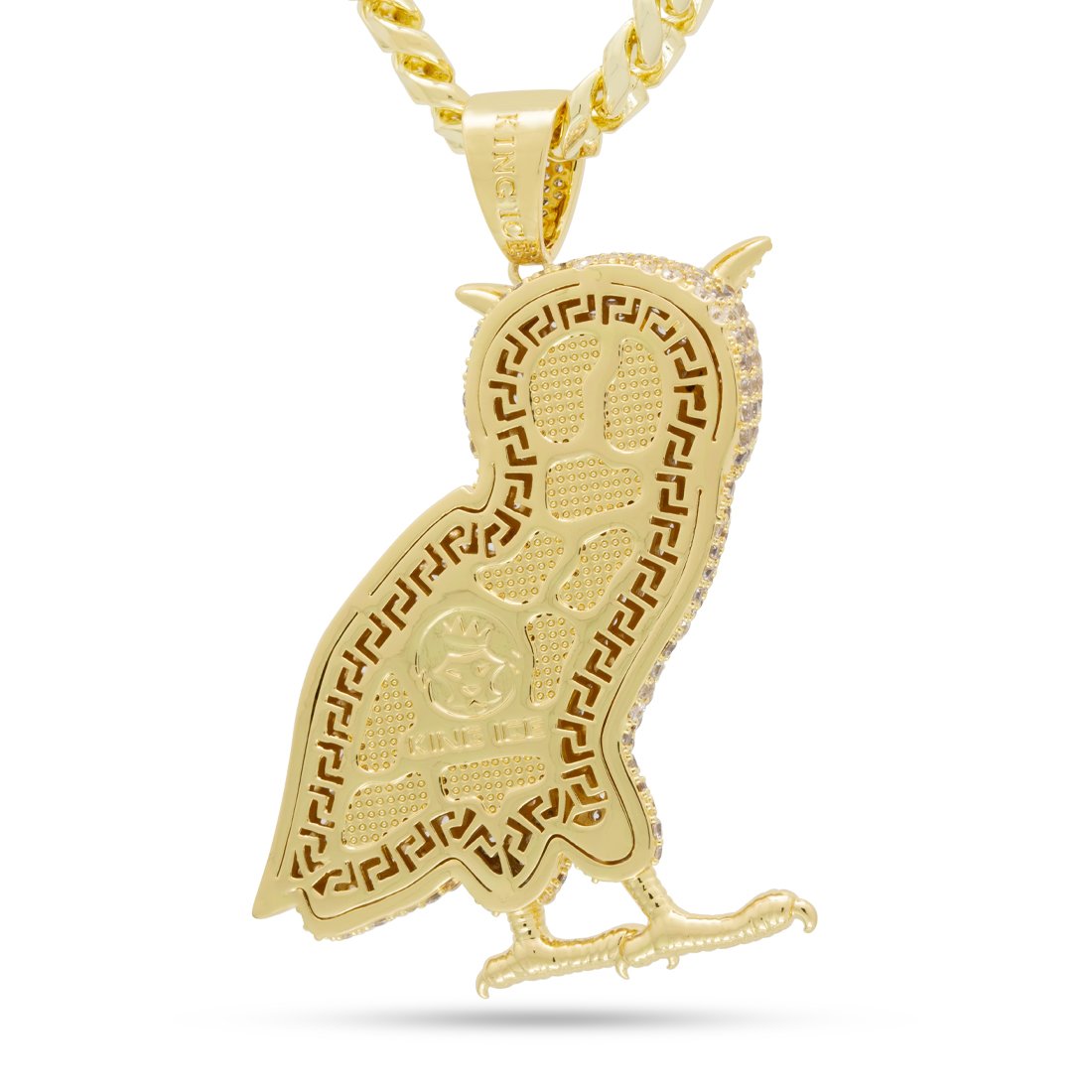 Weise Eule Halskette