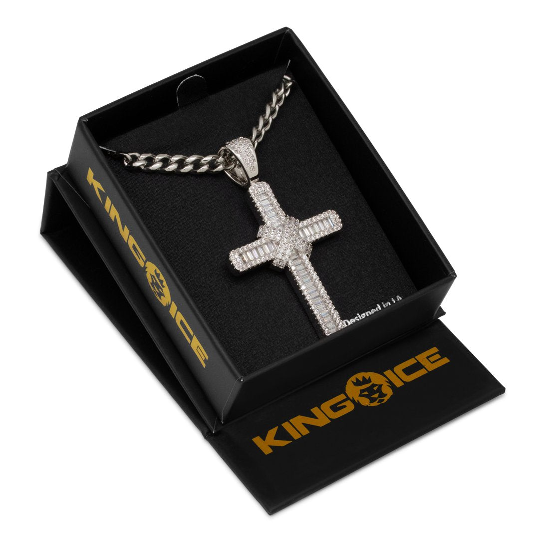 Wrapped Cross Necklace