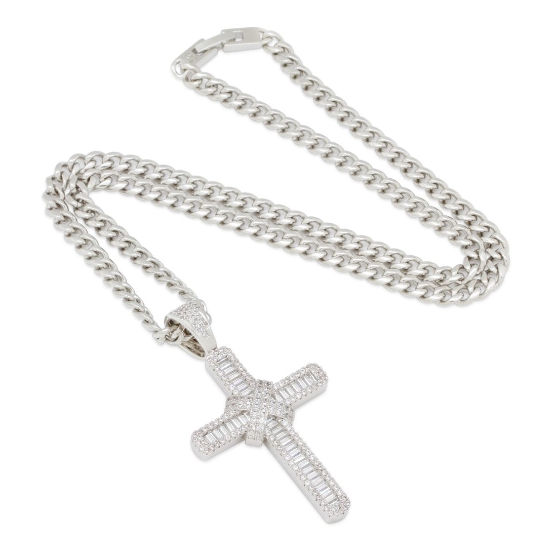 Wrapped Cross Necklace