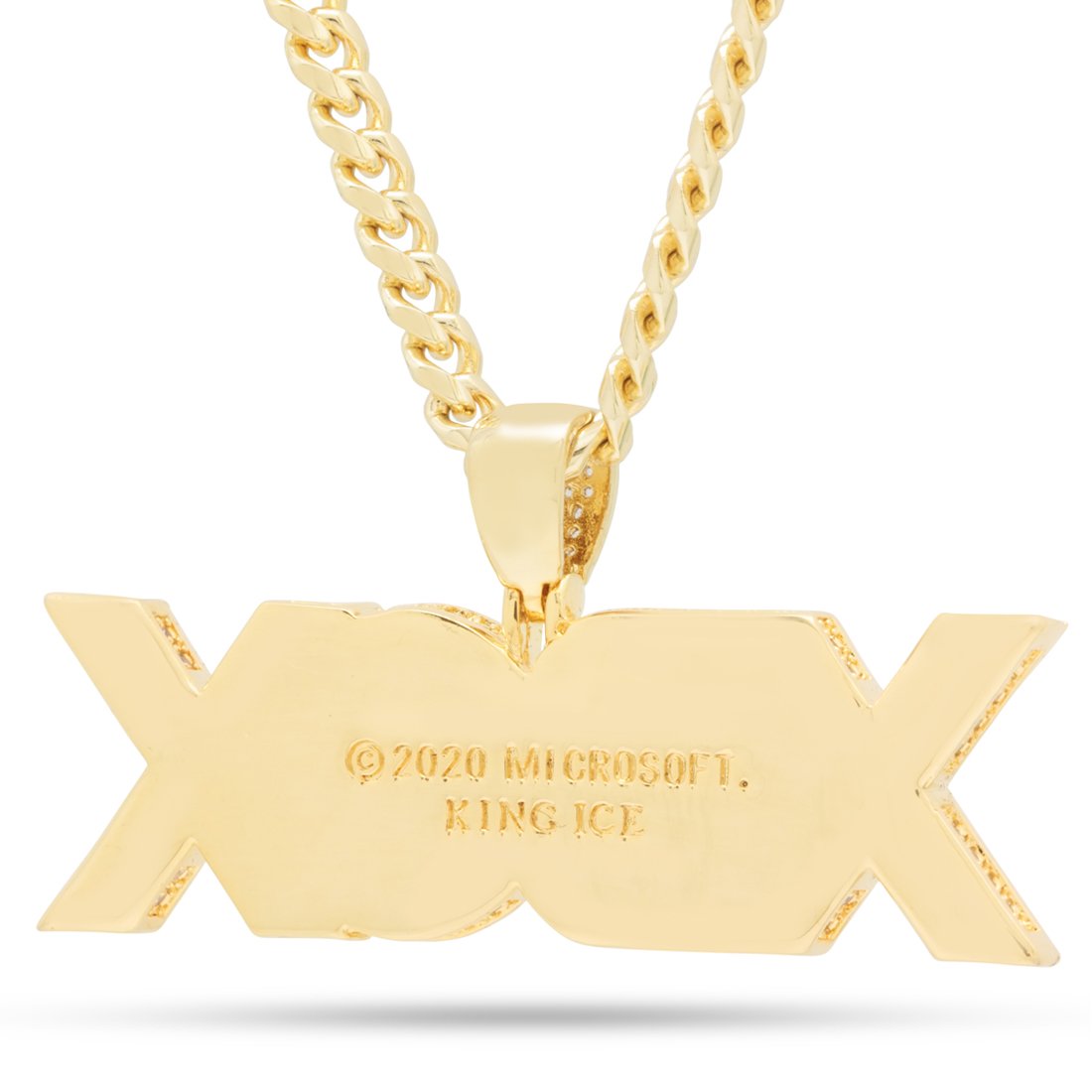 Xbox x King Ice - Emerald Xbox Necklace
