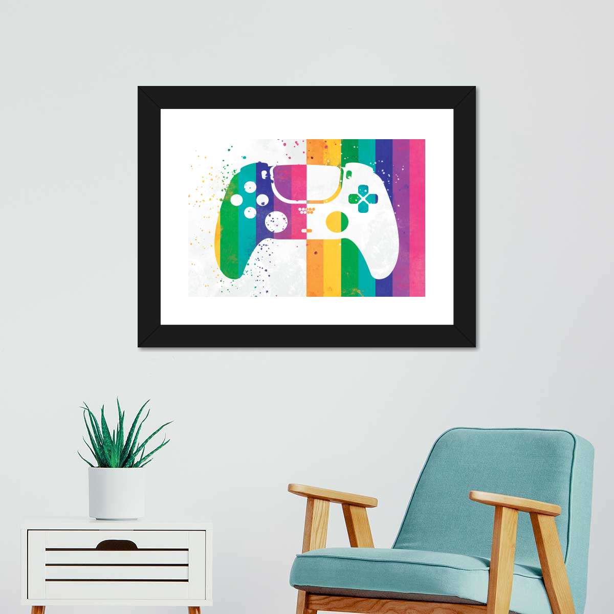 رینبو اسپلٹر کنٹرولر وال آرٹ